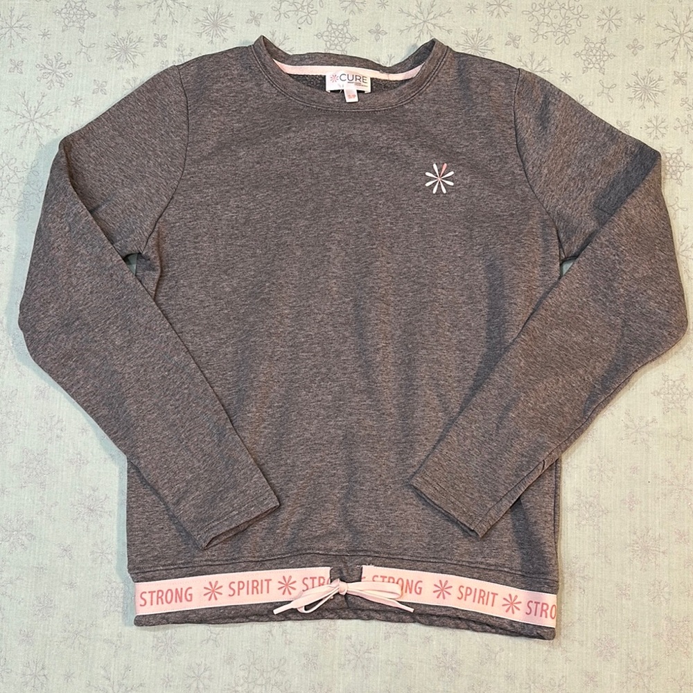 CURE BREAST CANCER Crew Neck Sweater